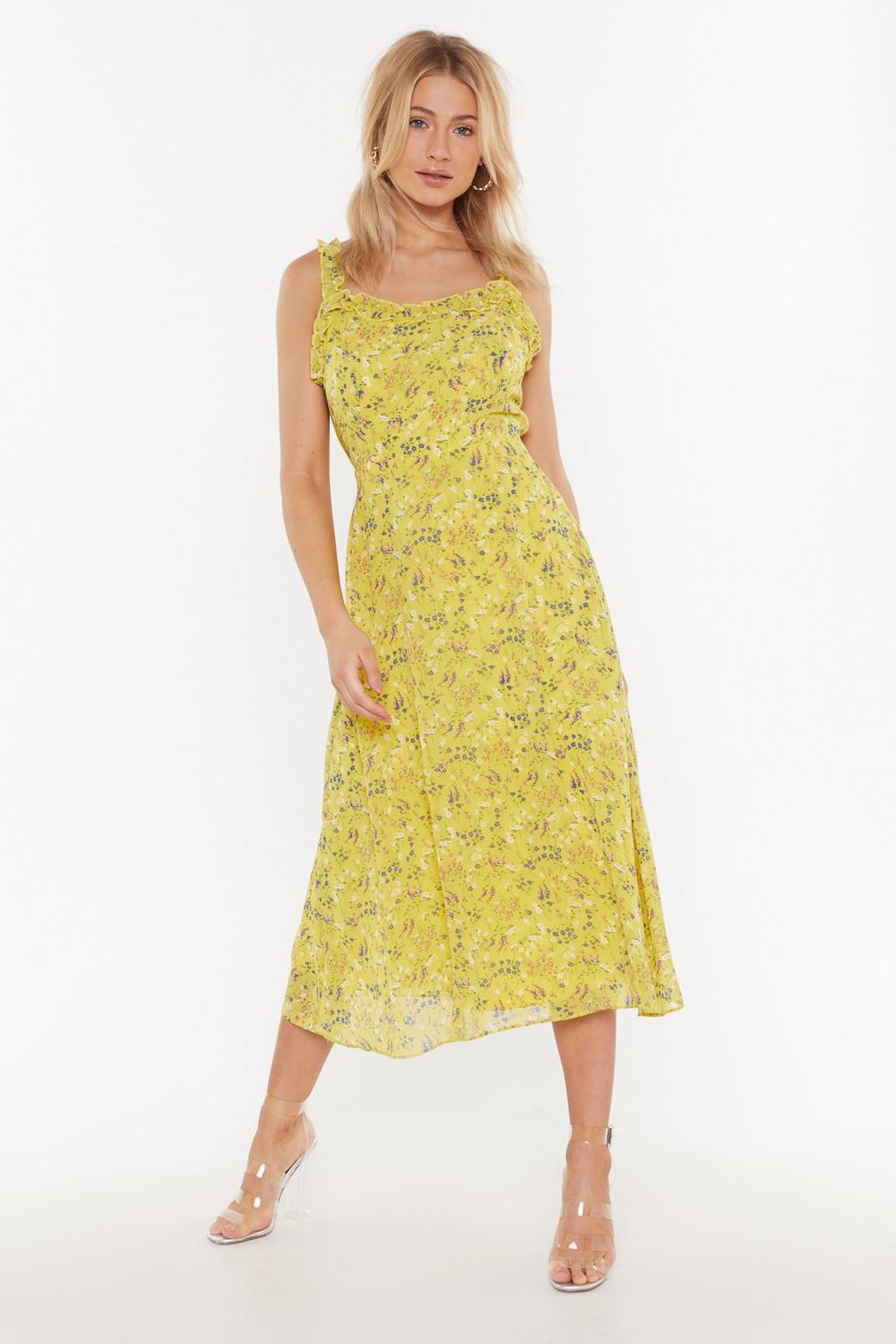 Open to Love Floral Midi Dress image number 1