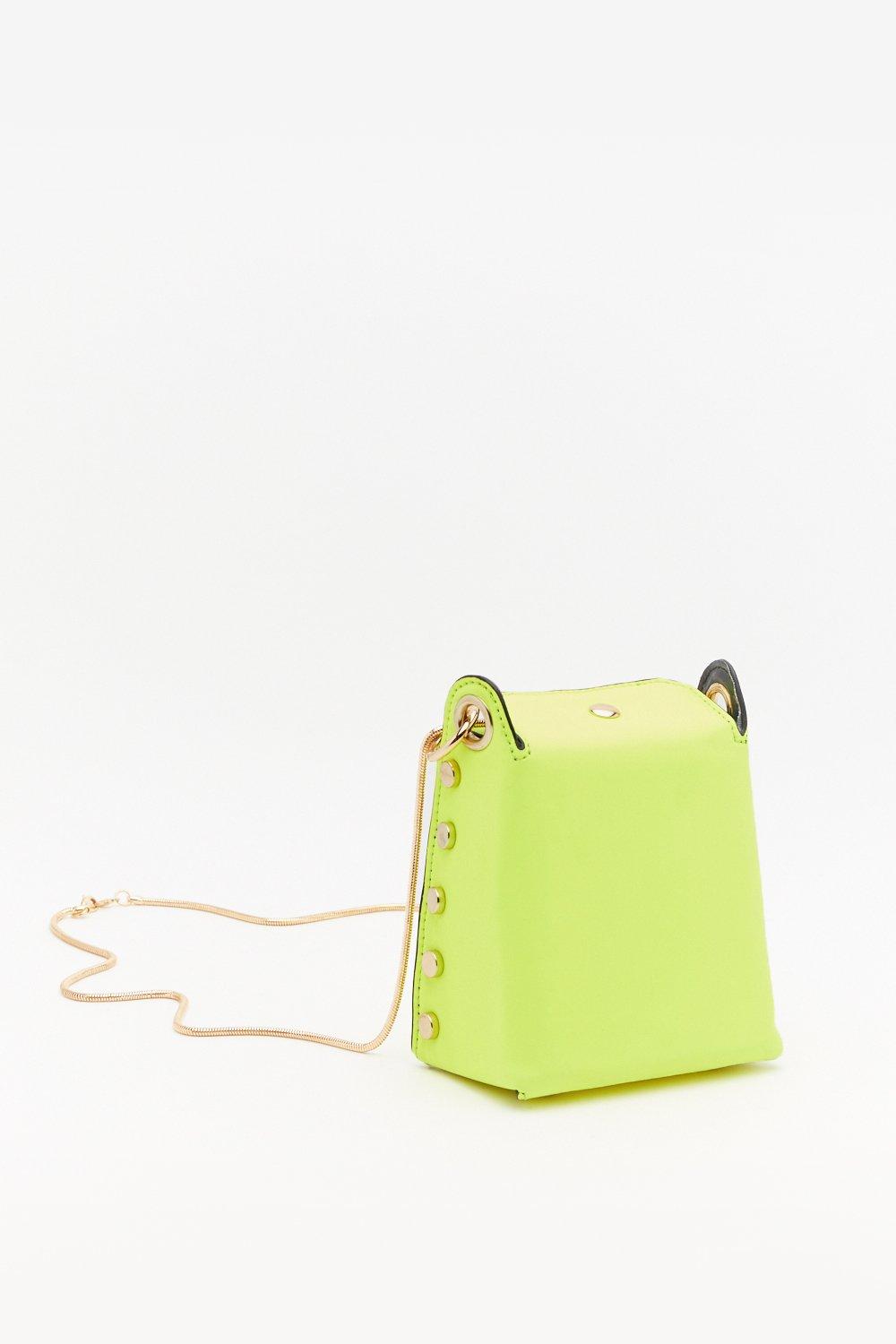 WANT Neon Classic Stud Mini Bag Nasty Gal