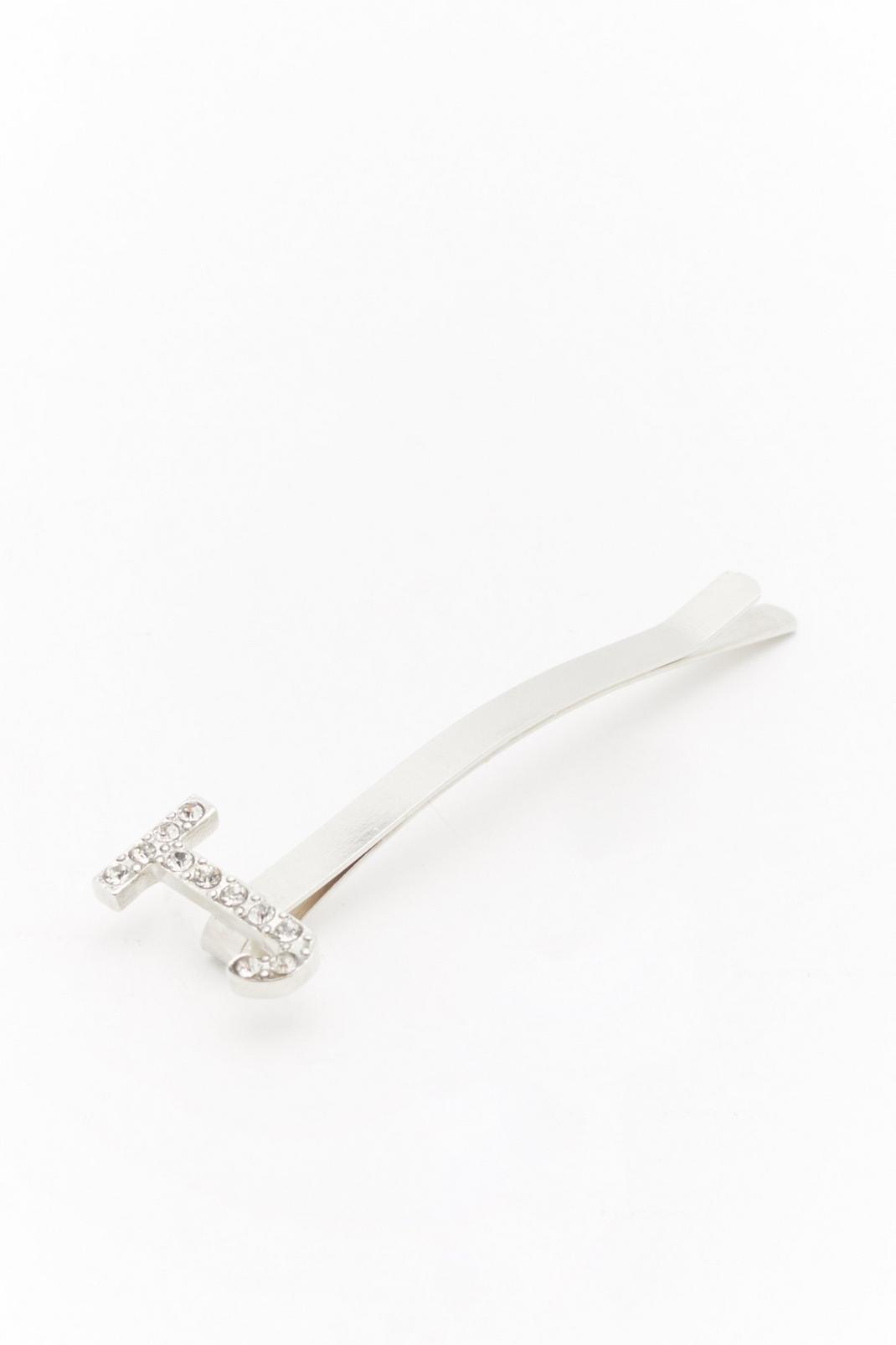 J-ust As I Am Diamante Initial Hairslide image number 1