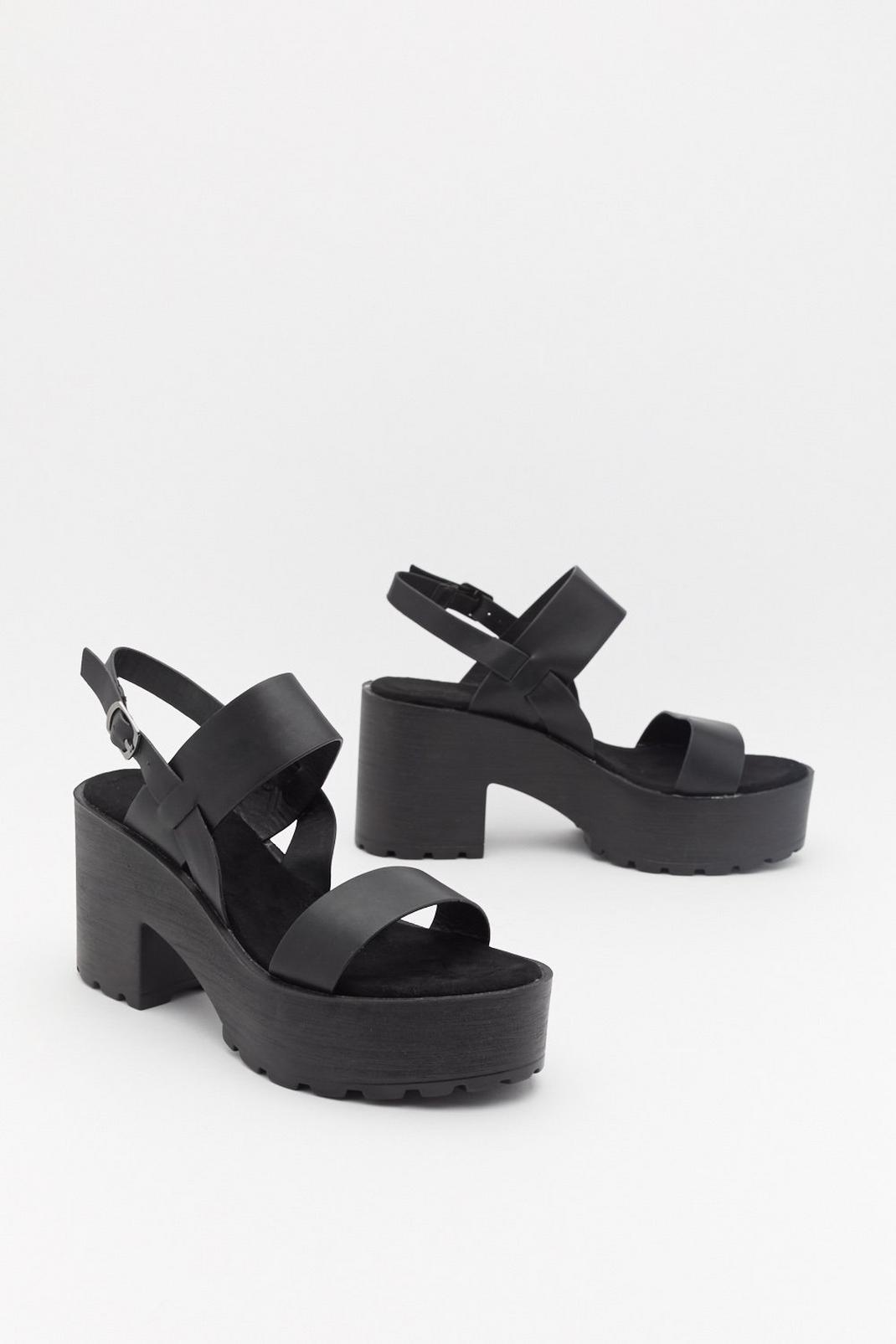 Chunky Cleated Open Toe Sandals | Nasty Gal