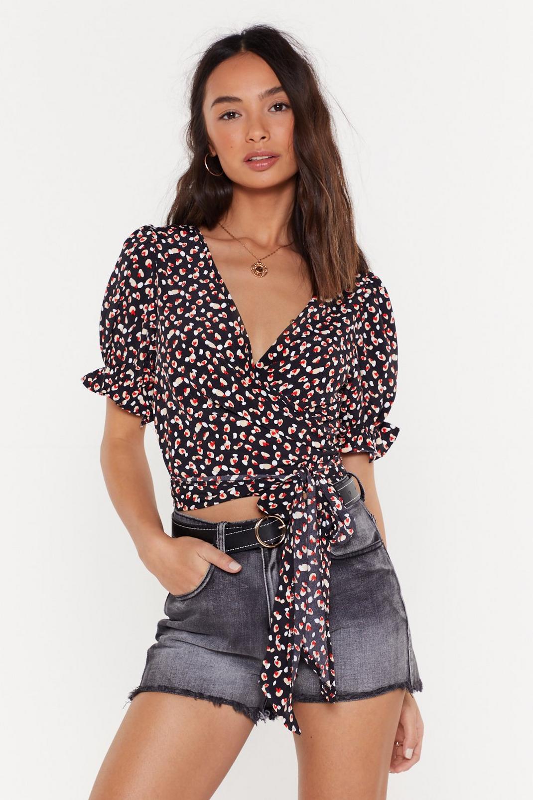 Heart of Sass Wrap Blouse image number 1