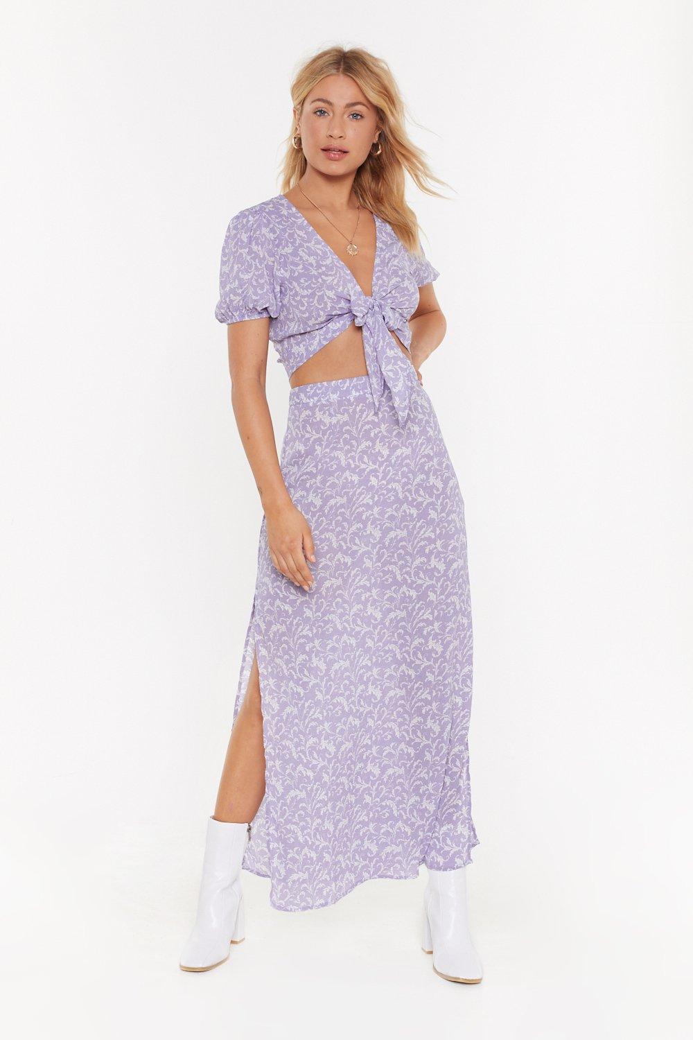co ords maxi skirt and top