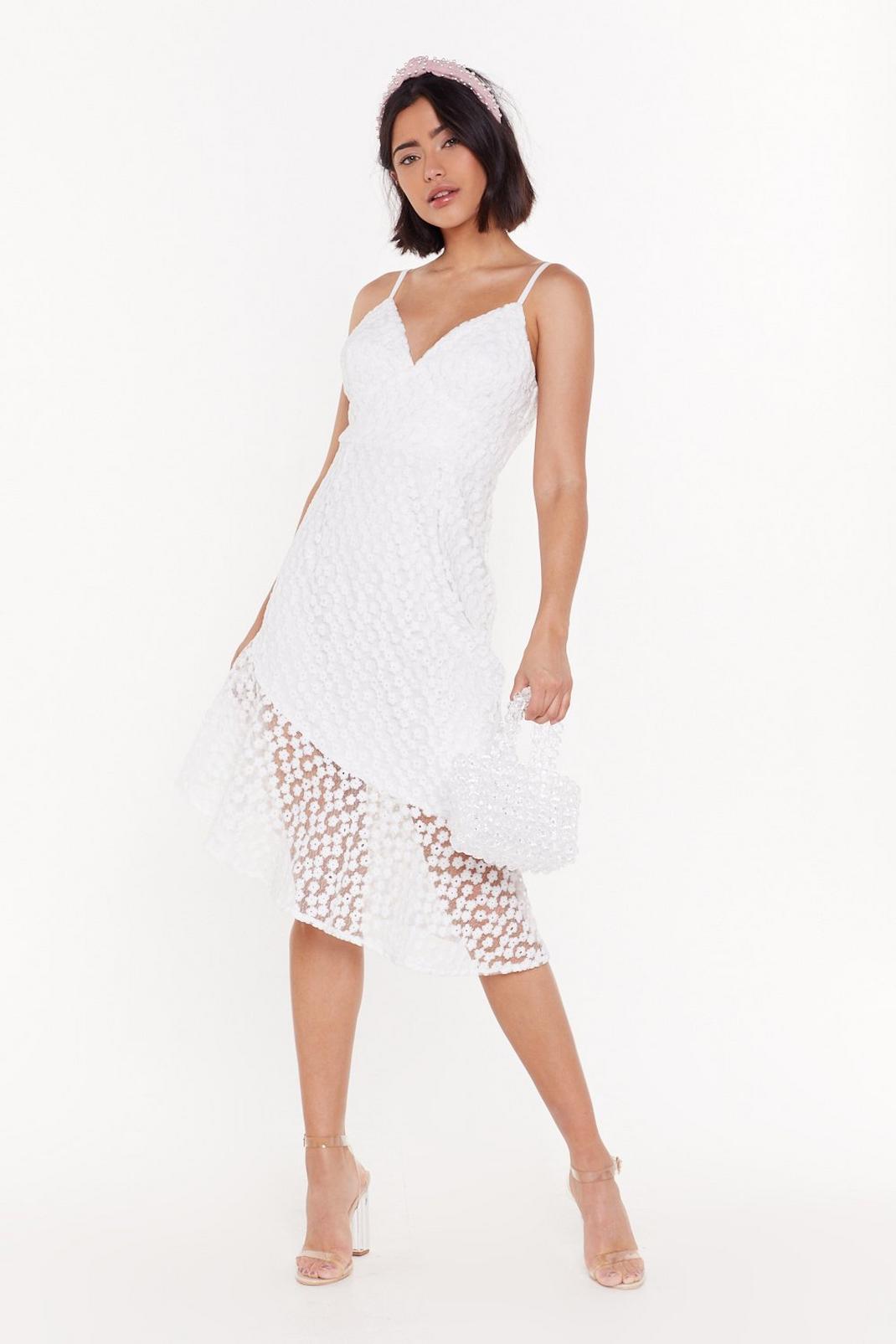 Oops-a-Daisy Broderie Midi Dress image number 1