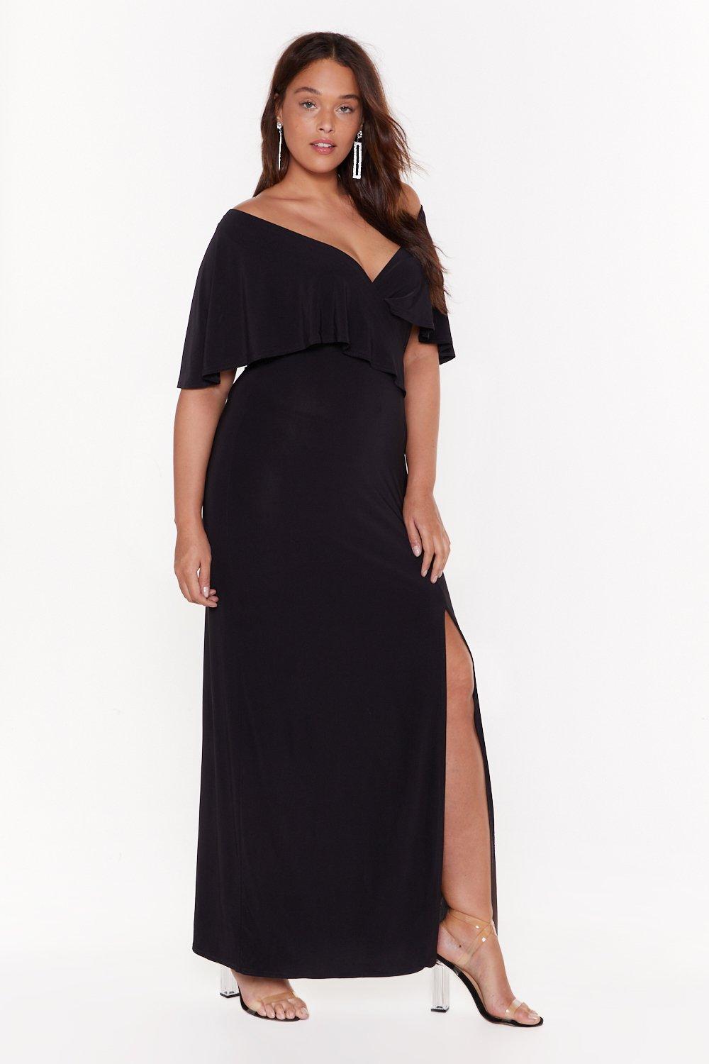 Seduce Me Plus Maxi Dress