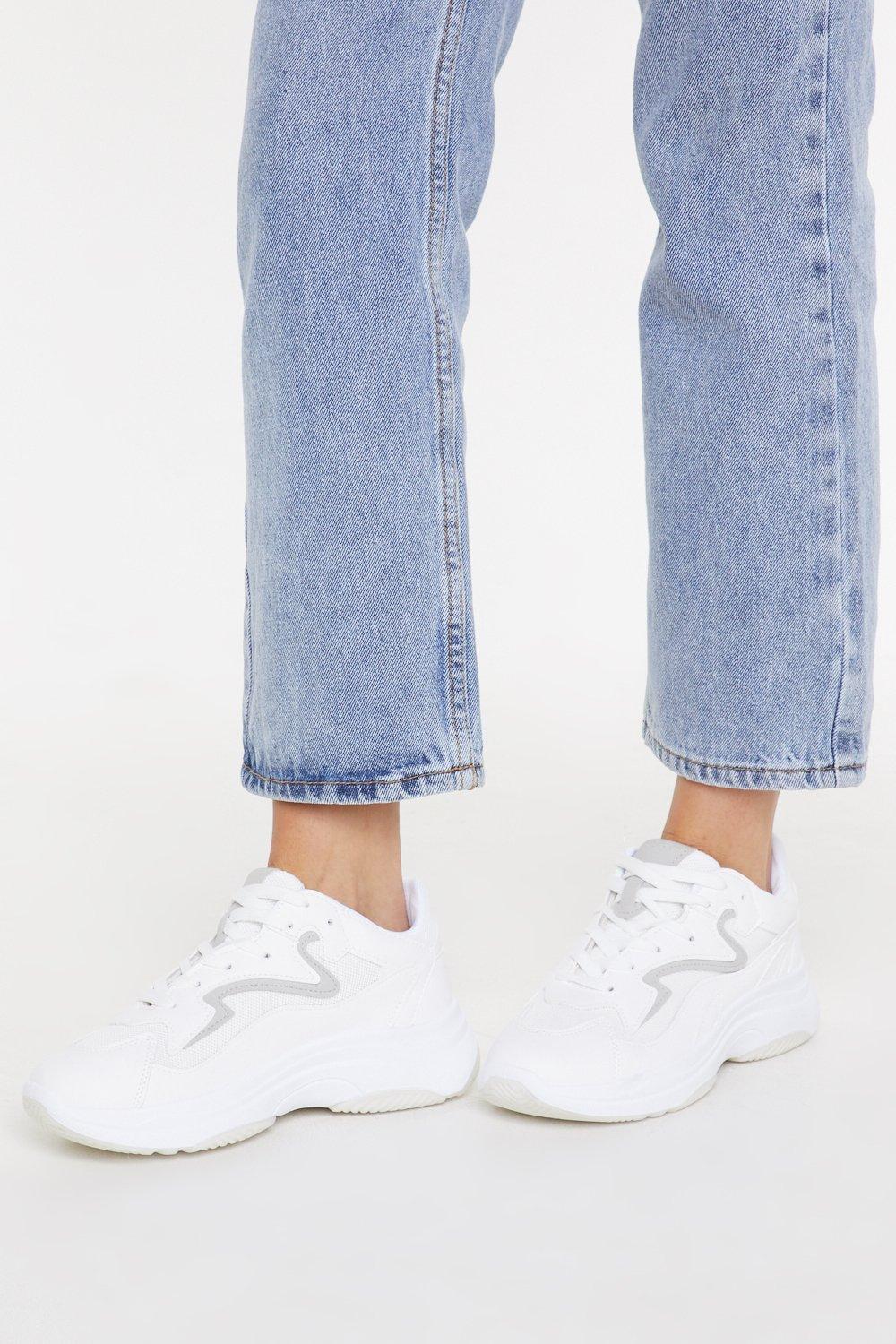nasty gal white trainers