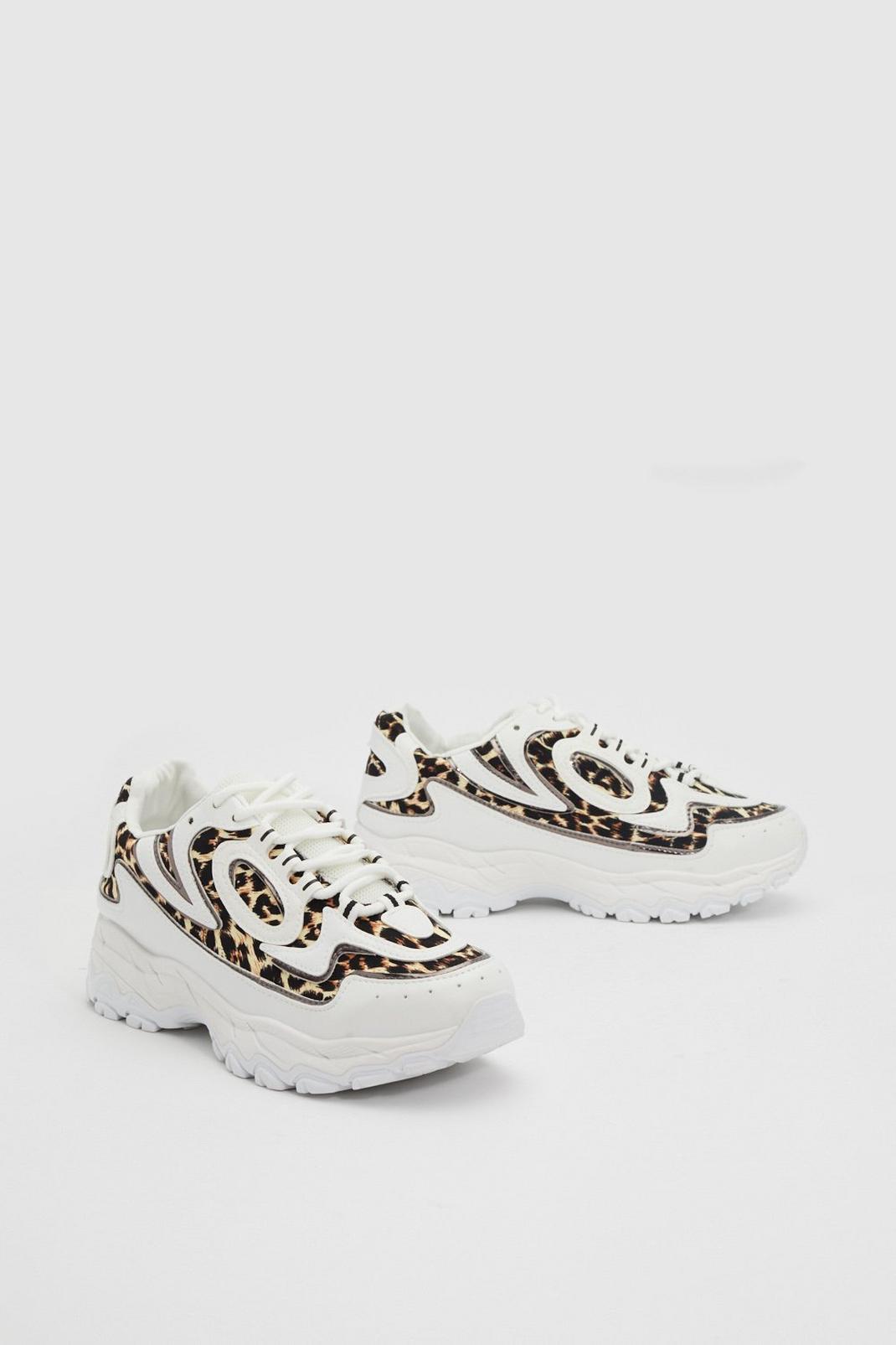 That's Big of You Leopard Chunky Sneakers image number 1