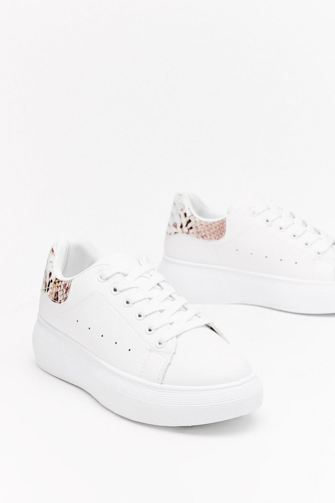 Snake Me Back Faux Leather Sneakers image number 1