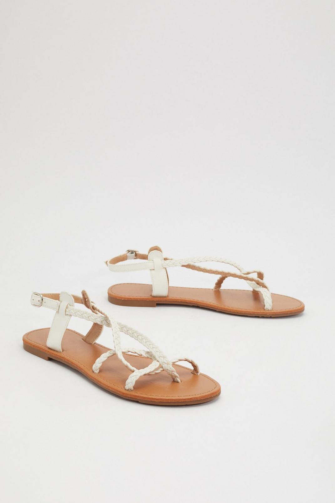 Braid the Game Flat Sandals image number 1