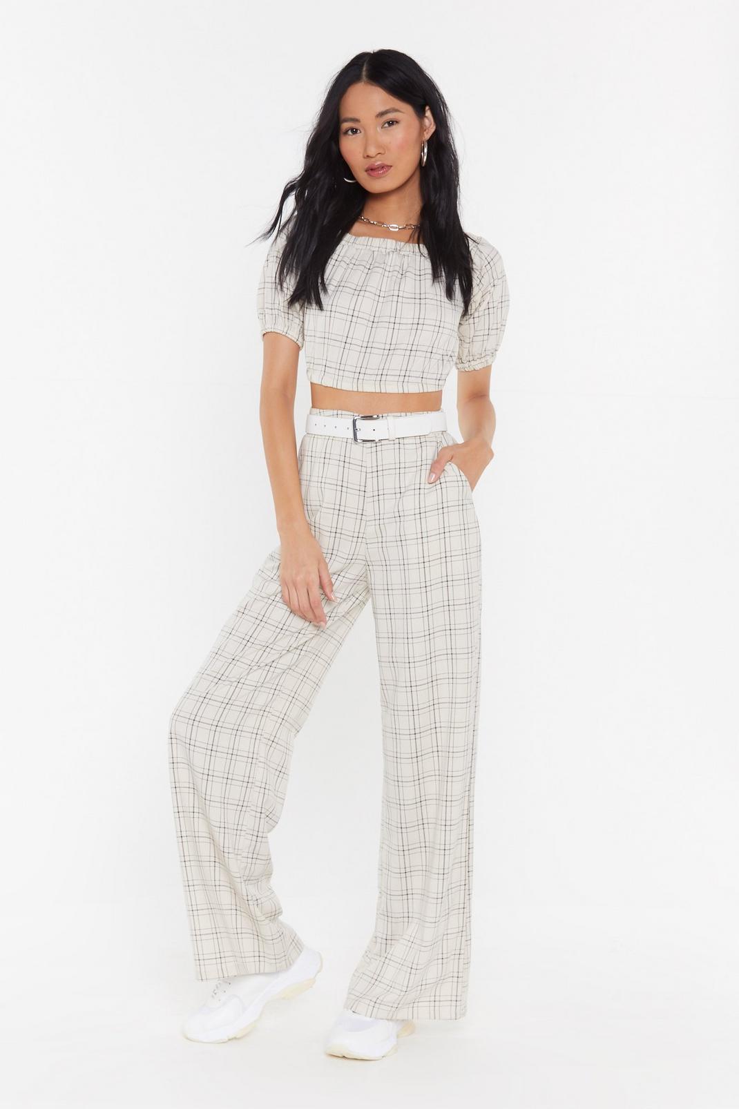 Check Trouser Co-ord image number 1