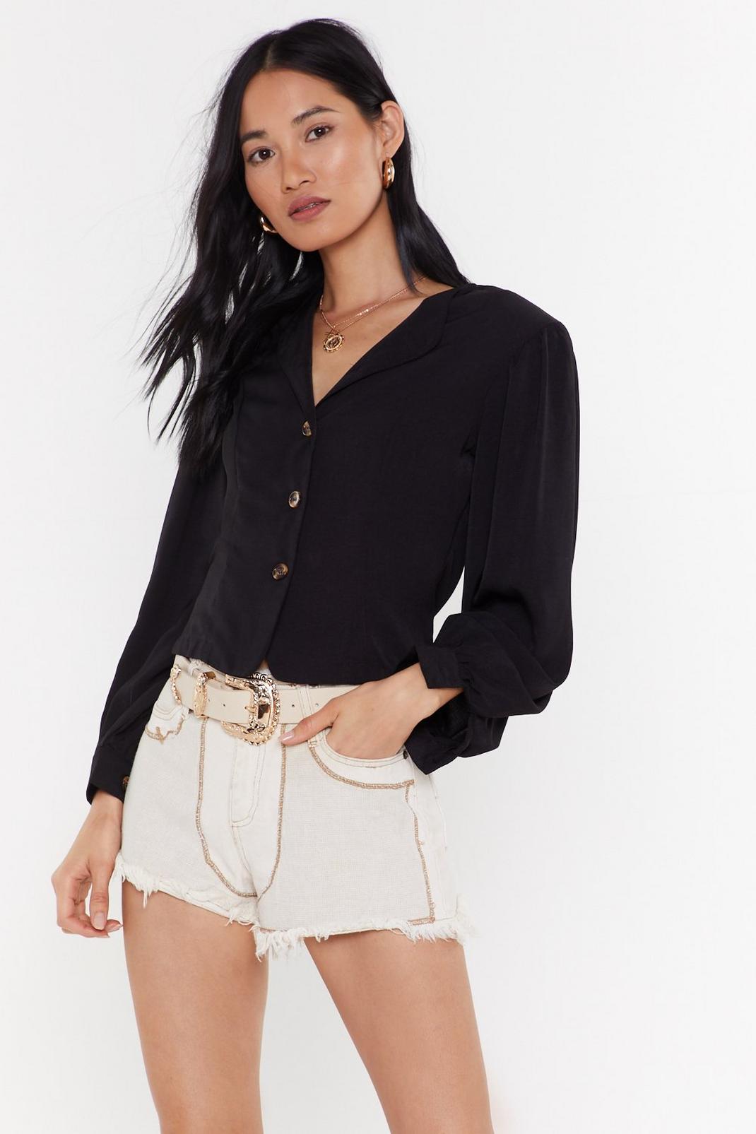 Hit the Reset Button Linen Blouse image number 1