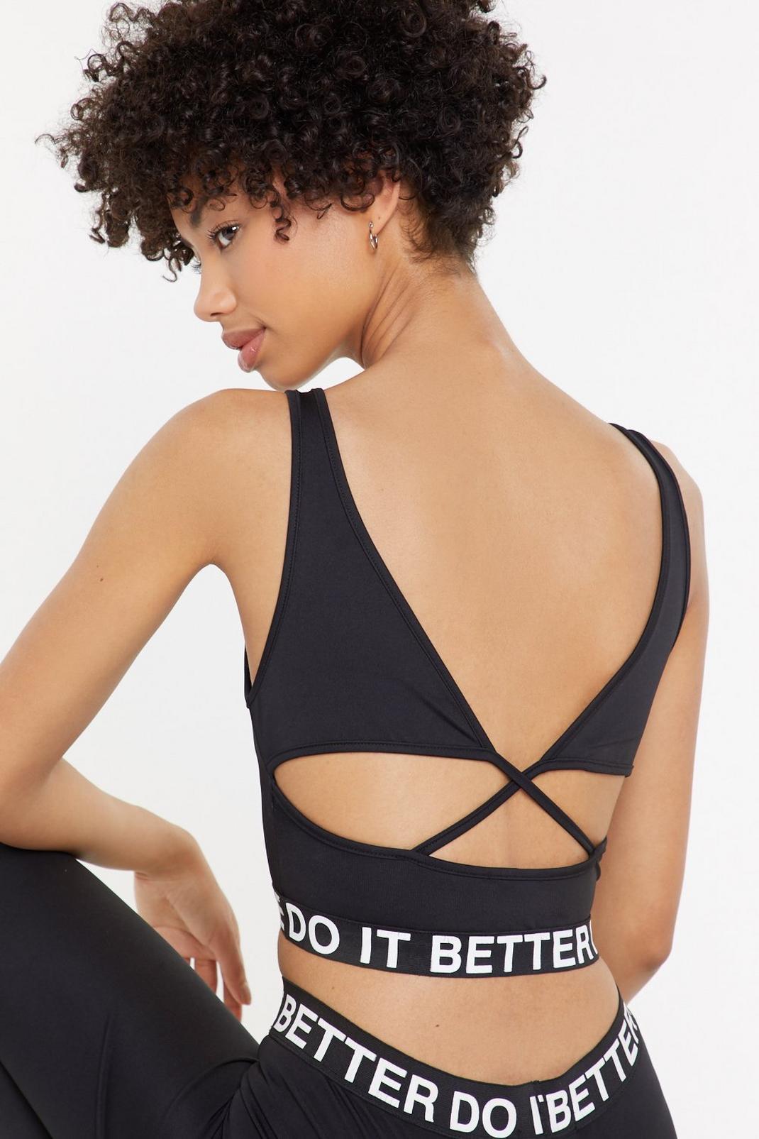 Do It Better Sports Cropped Top image number 1