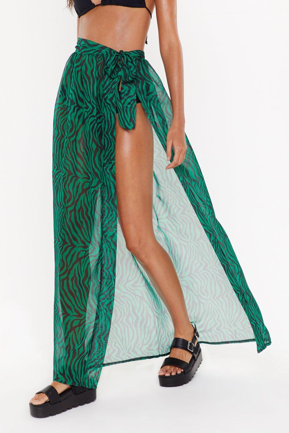 Green beach skirt hotsell