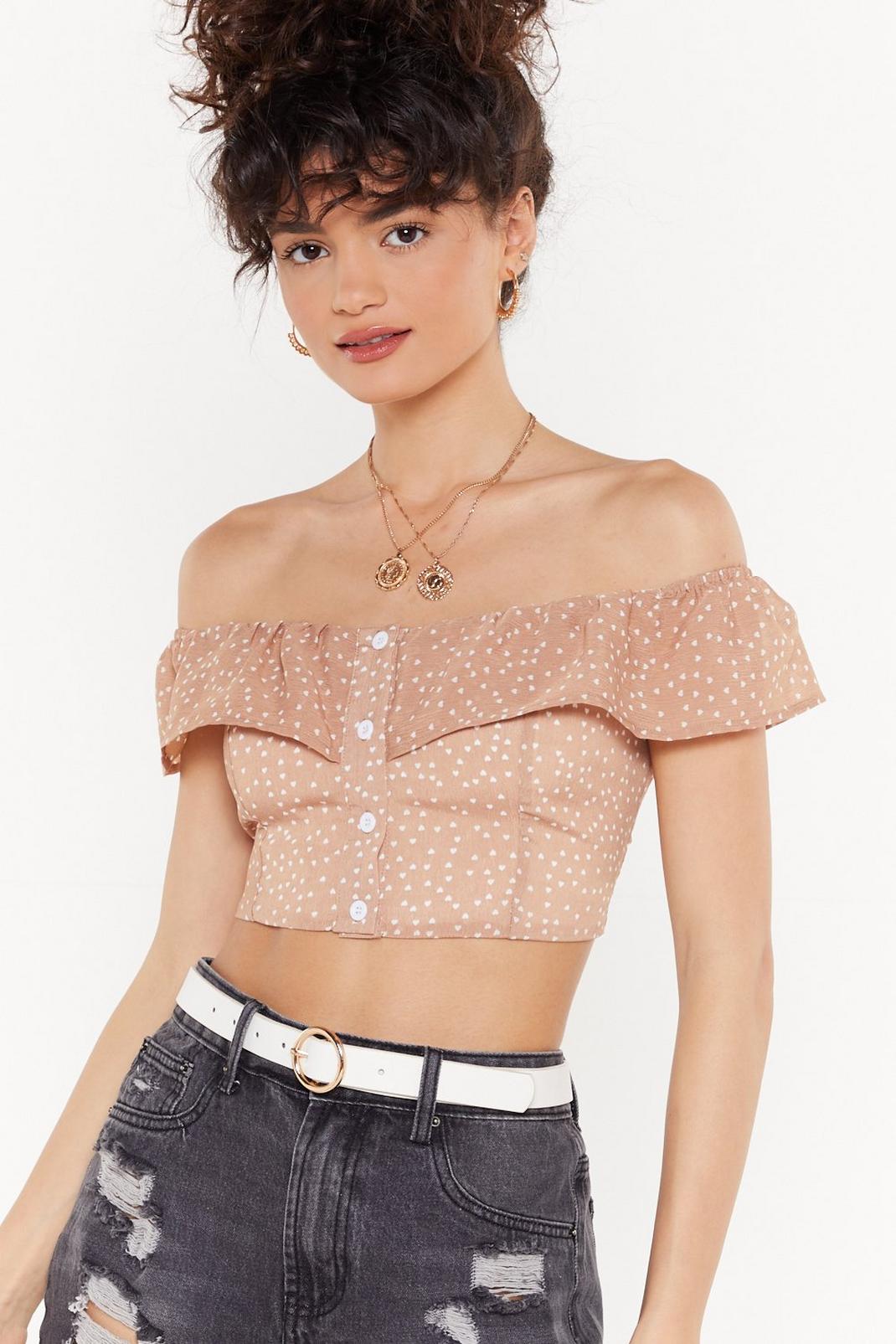 Stop Draggin' My Heart Around Off-the-Shoulder Top image number 1