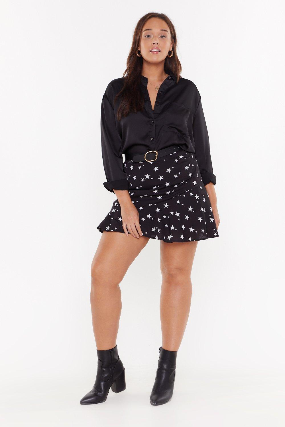 plus size star skirt