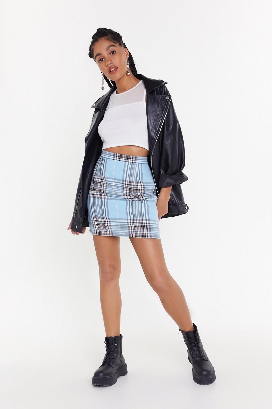 Checks Accepted Mini Skirt image number 1