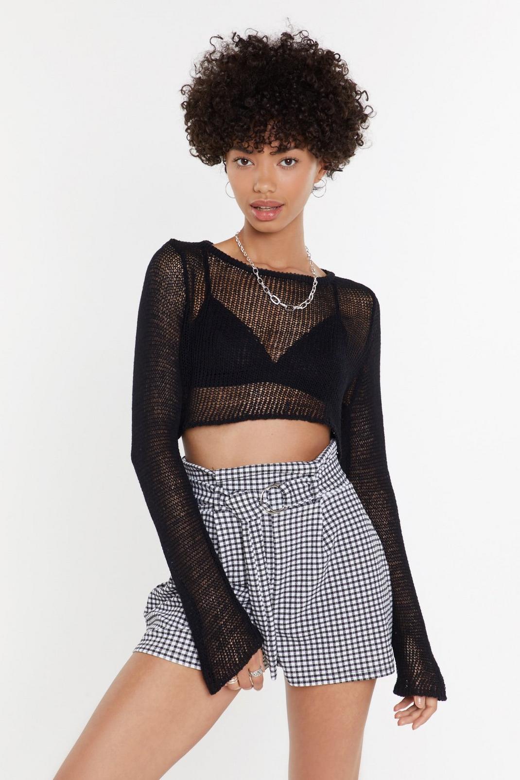 Walk in the Park Gingham High-Waisted Shorts | Nasty Gal