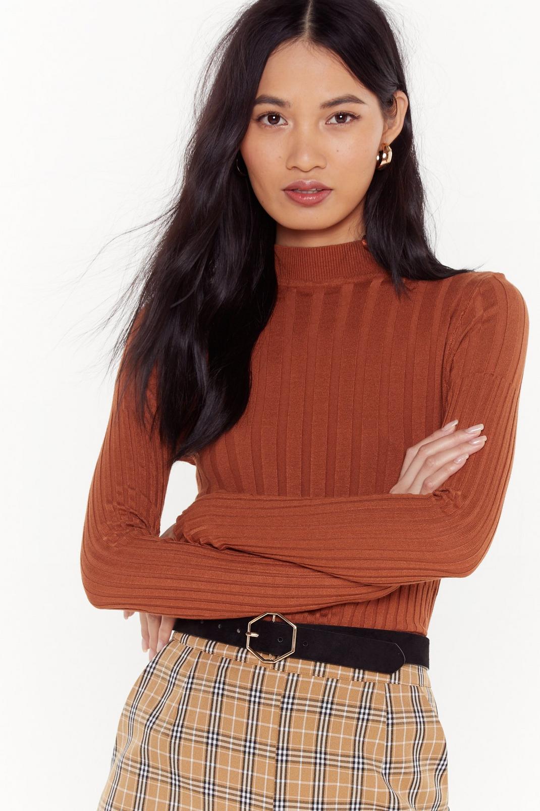 Stay in Touch Ribbed Knit Jumper image number 1