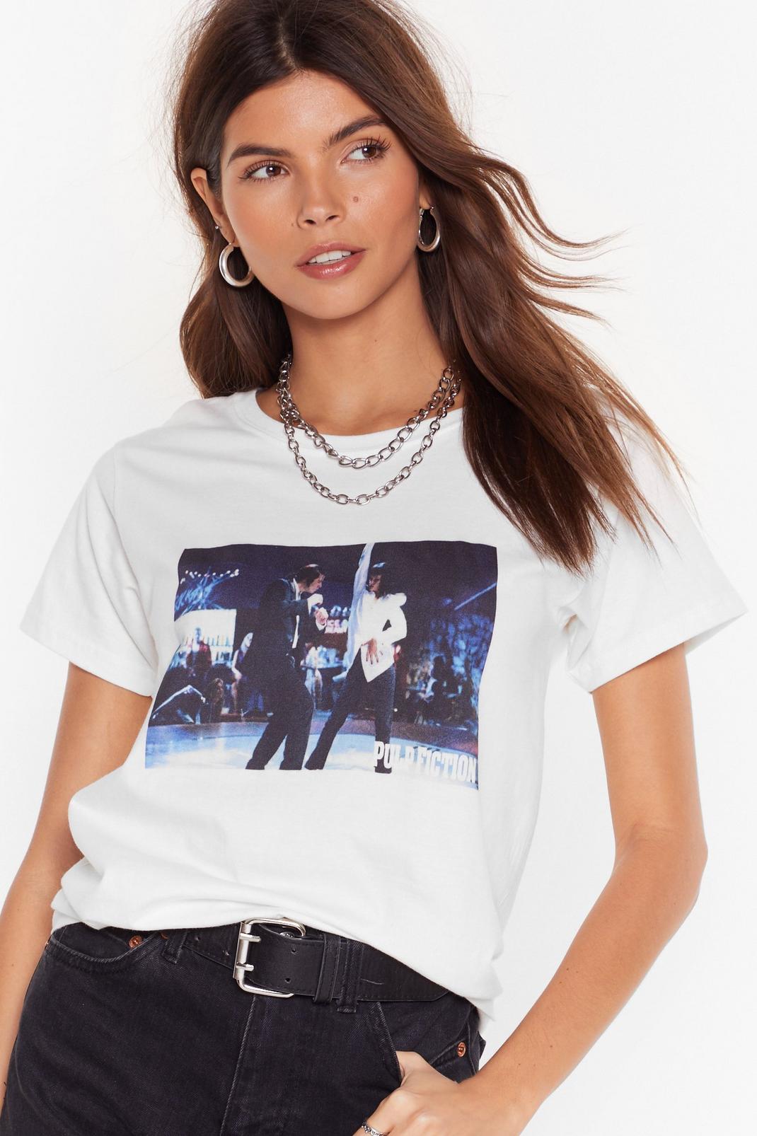 Dance The Twist Pulp Fiction Graphic T-Shirt image number 1