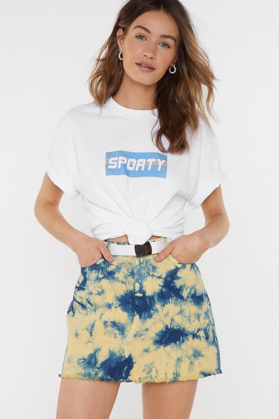 T-shirt à slogan Sporty Girl image number 1