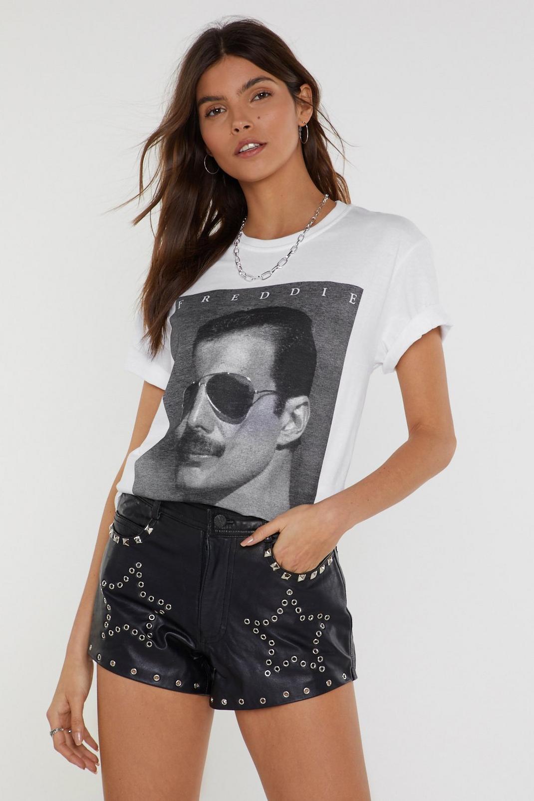 T-shirt à l'effigie de Freddie Mercury Radio Ga Ga, White image number 1