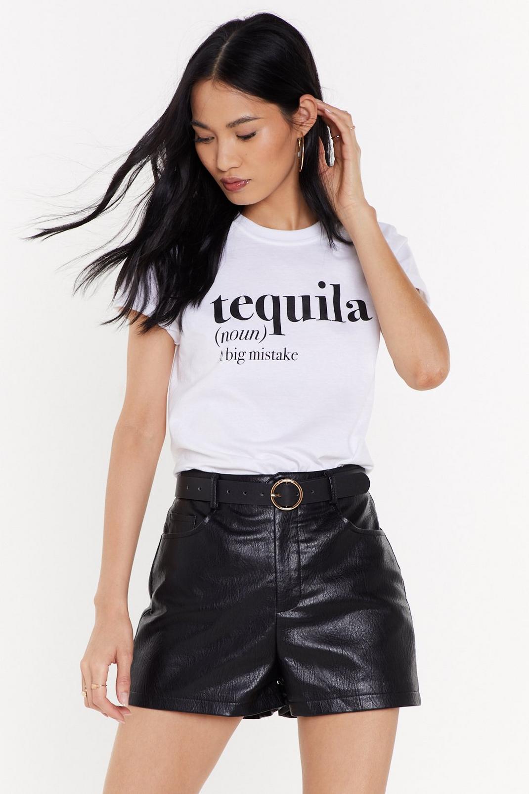 T-shirt à slogan La Définition de la tequila image number 1