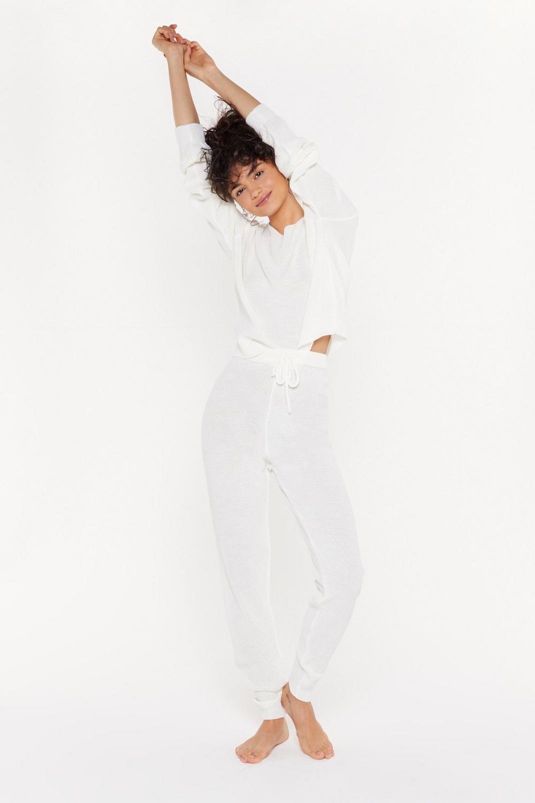 What the Knit Slouch High-Waisted Joggers image number 1