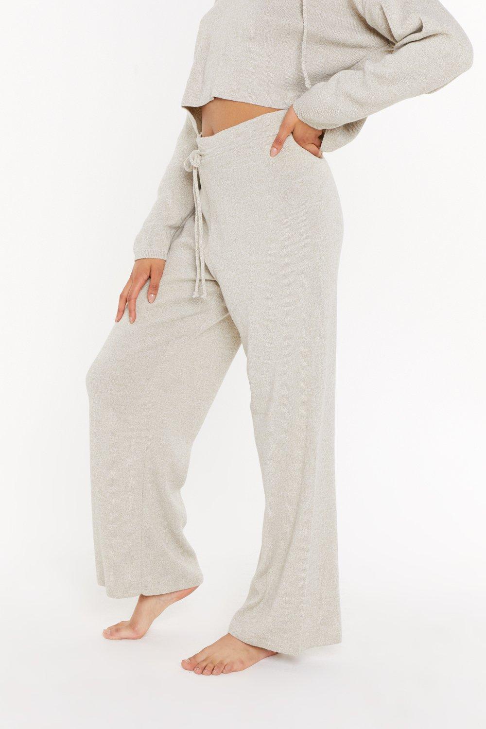 Knitted best sale lounge trousers