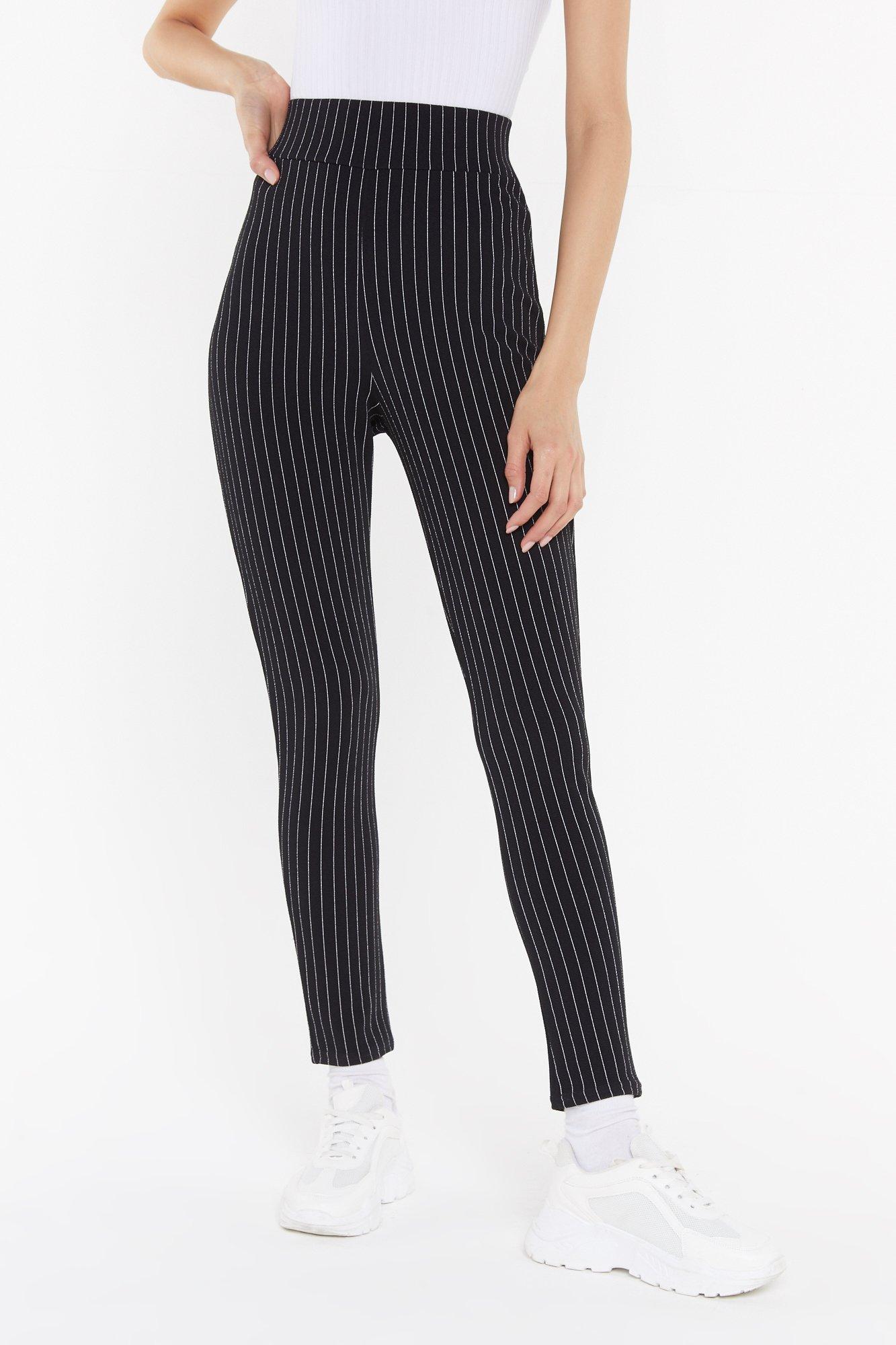 Pinstripe leggings best sale