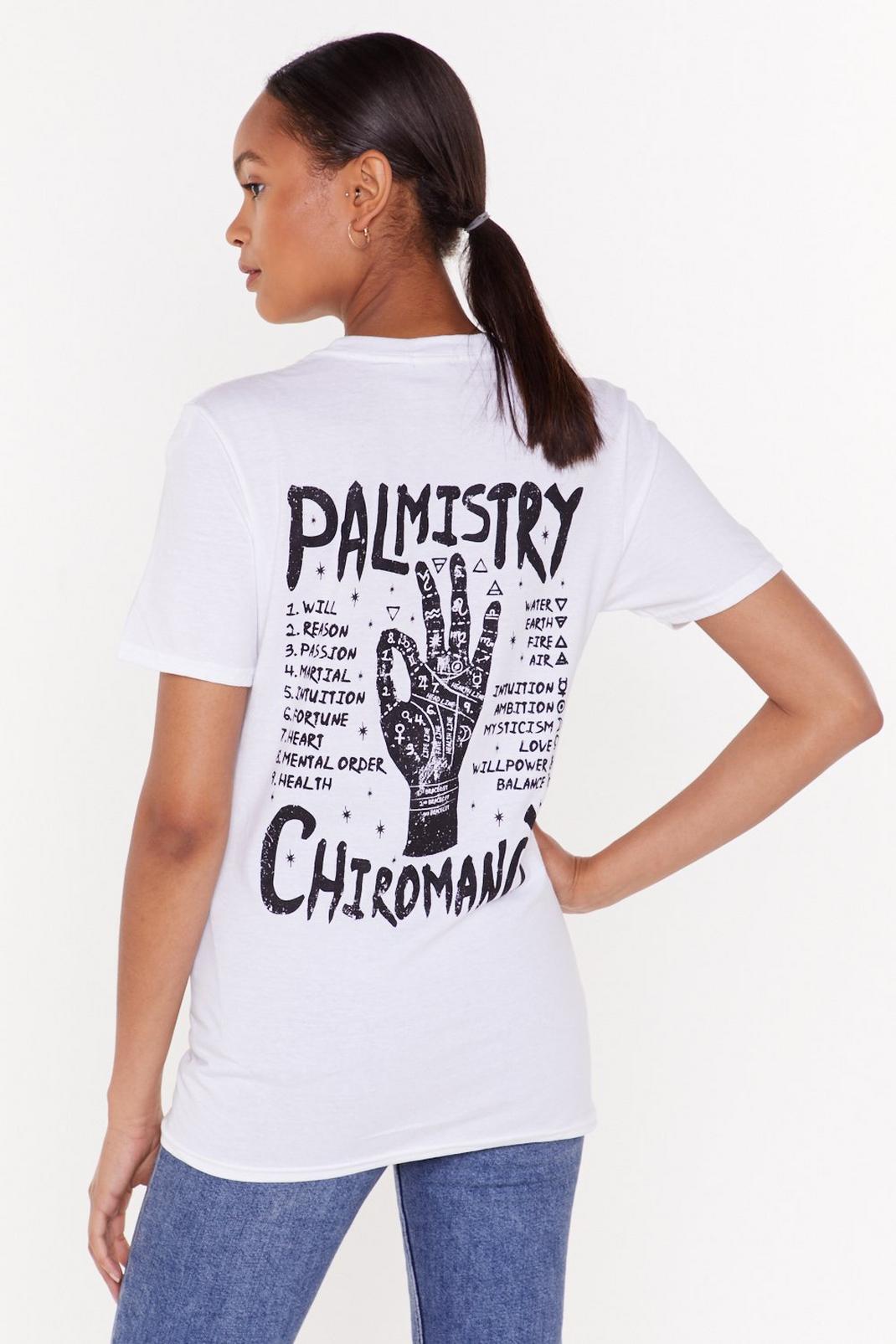 T-shirt à imprimé slogan Palmistry image number 1