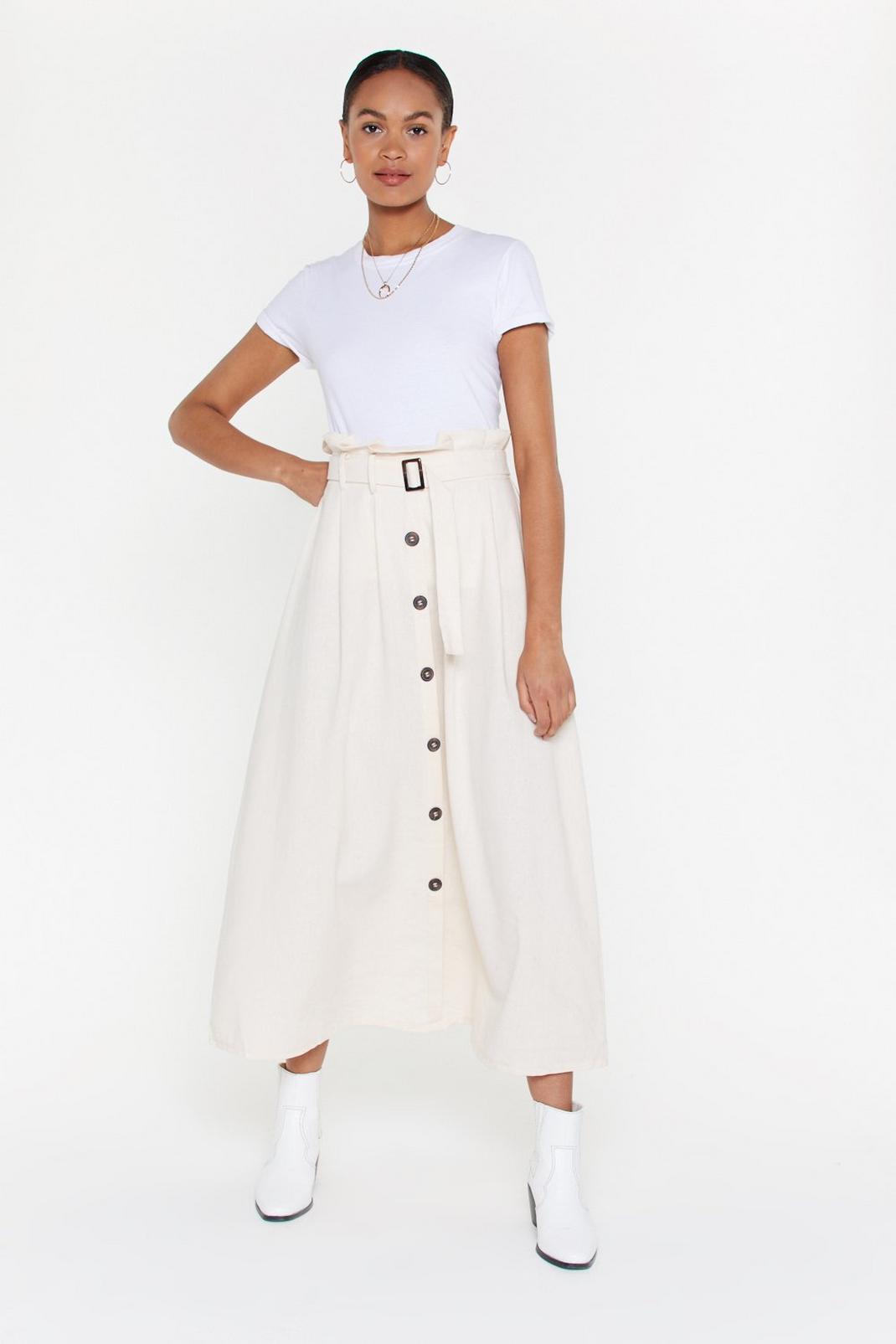 It's About to Go Button-Down Maxi Skirt image number 1