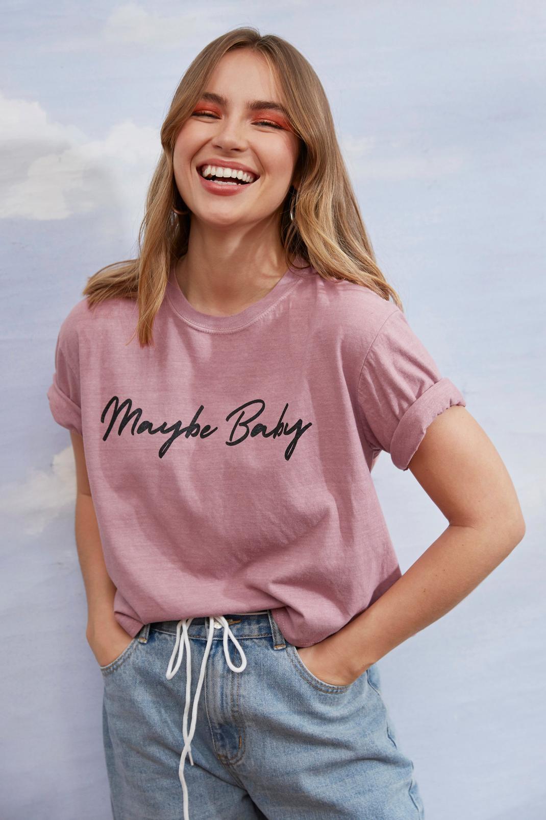Maybe Baby Graphic Tee image number 1