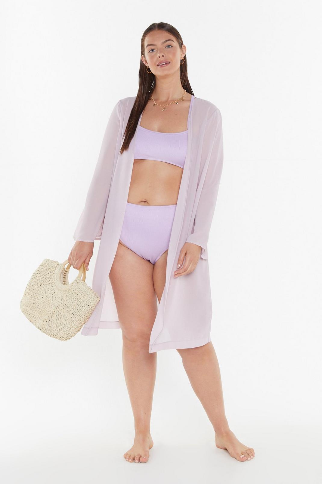Girls Just Wanna Have Sun Cover-Up Plus Kimono image number 1