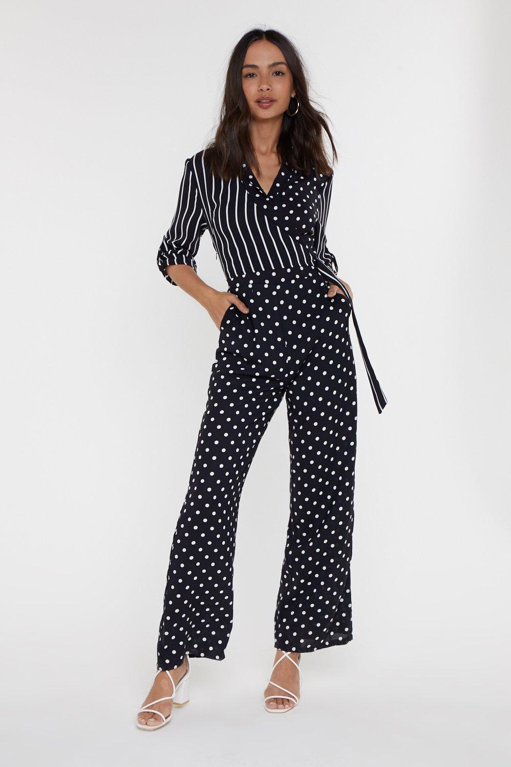 next polka dot jumpsuit