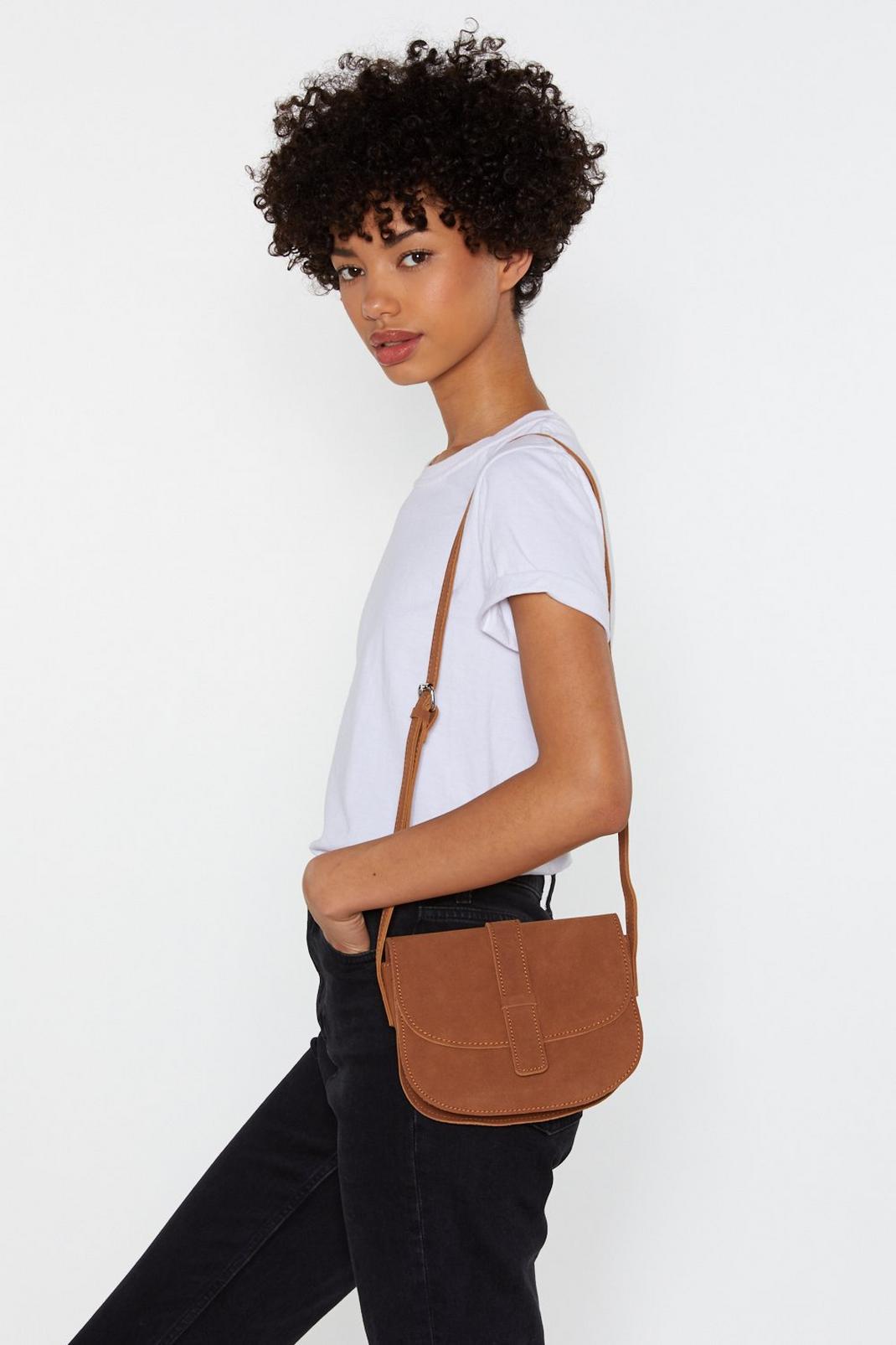 WANT Hold Everything Faux Suede Crossbody Bag image number 1