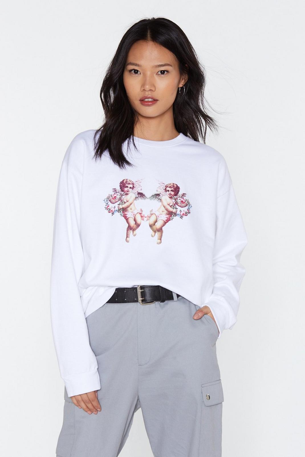 Angels Cry Cherub Relaxed Sweatshirt image number 1