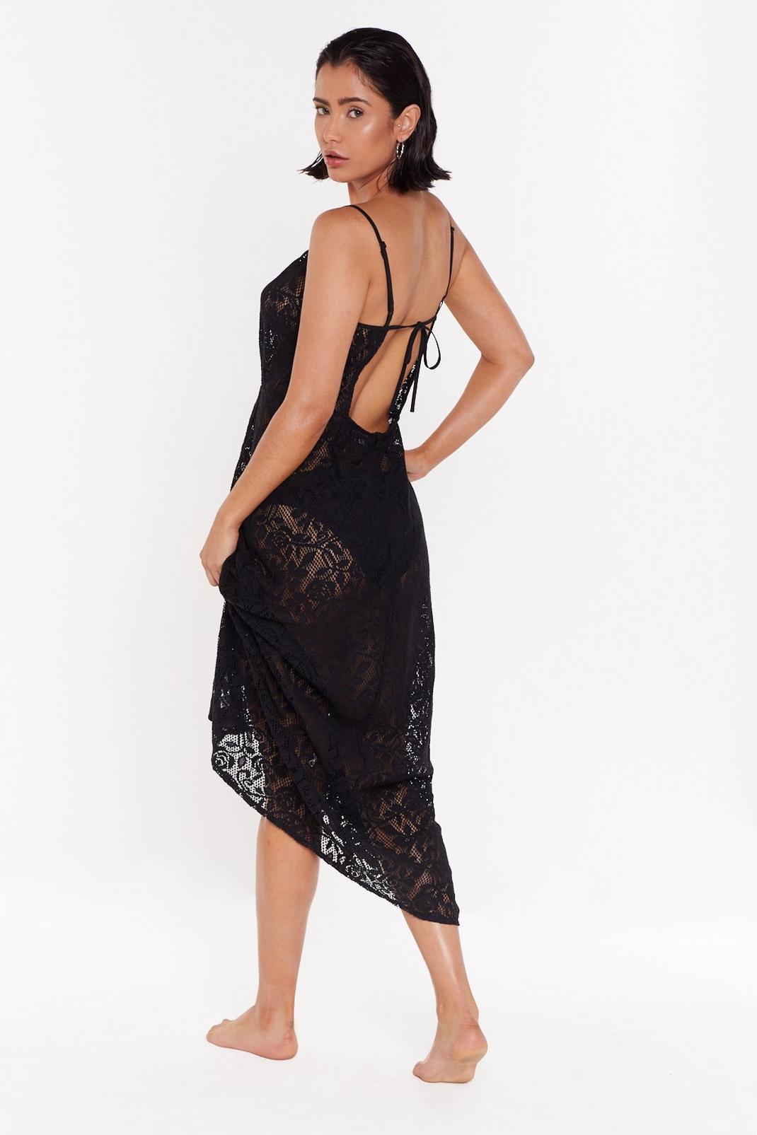 Beach to Their Own Lace Maxi Beach Dress image number 1