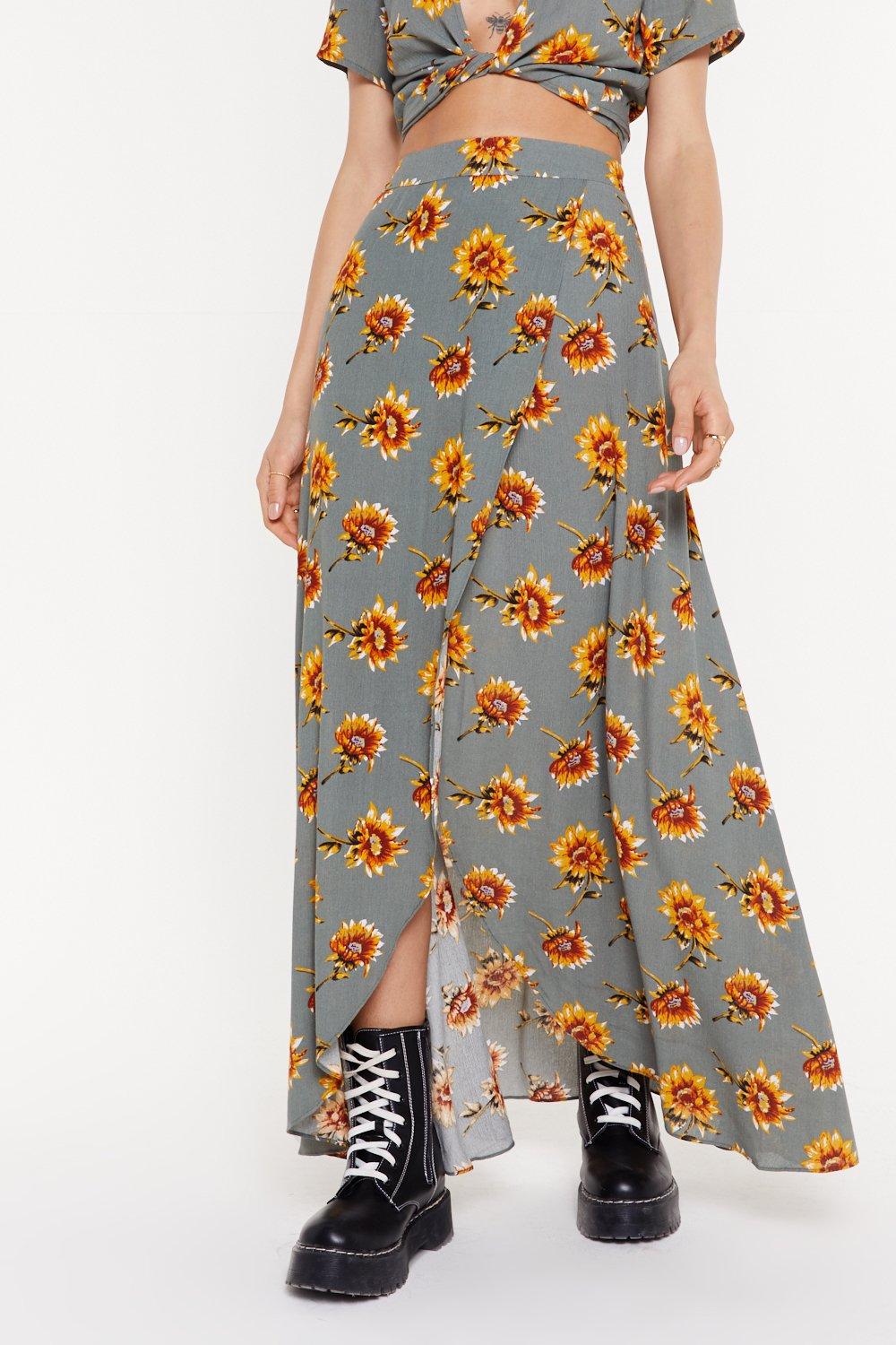 Sunflower sales maxi skirt