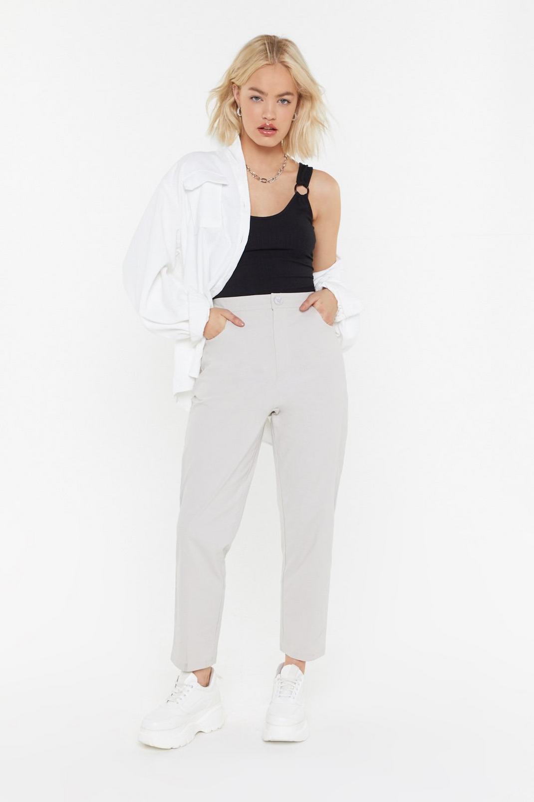 Linen My Hopes on You Tapered Pants image number 1