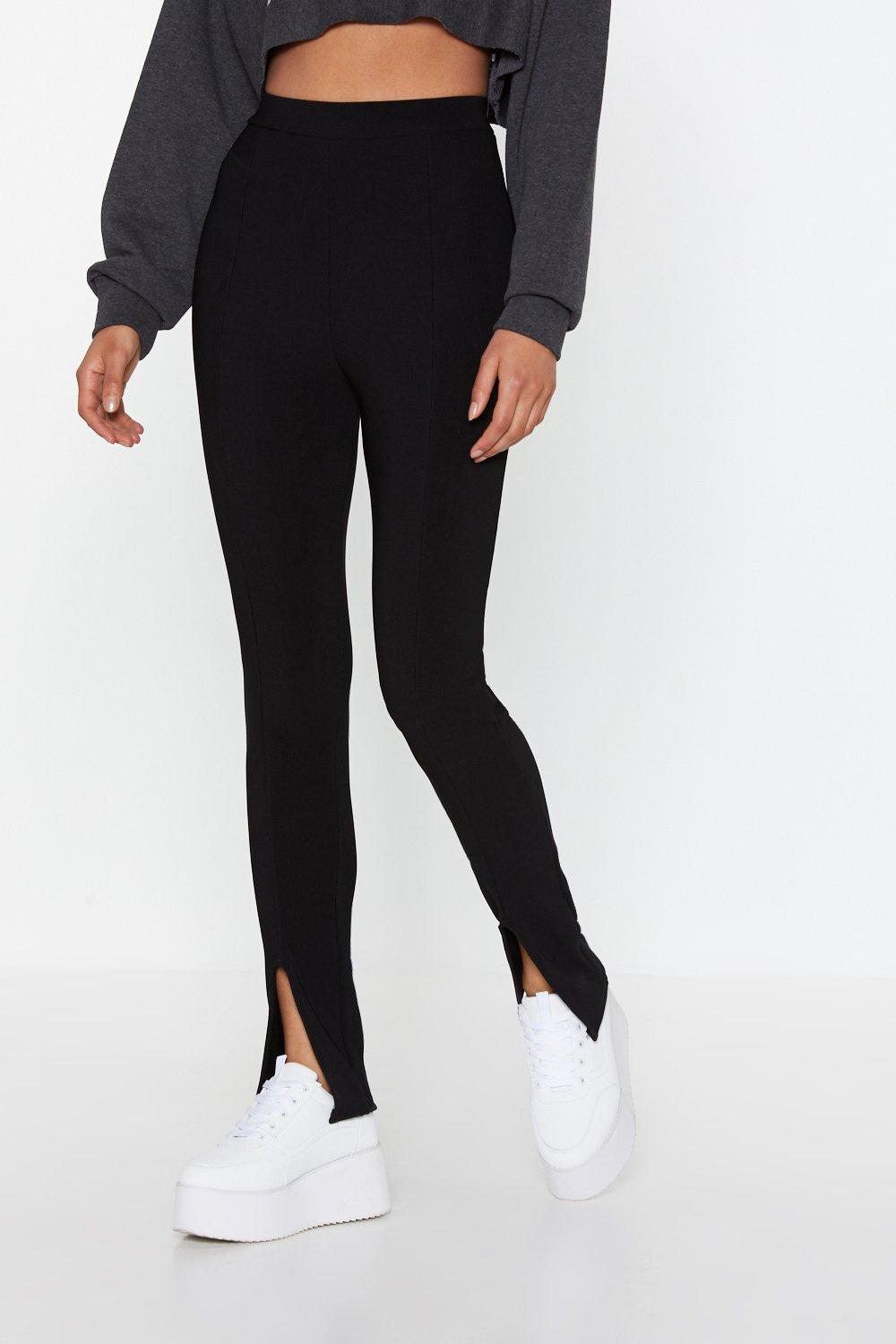 Slit the Bill High Waisted Leggings