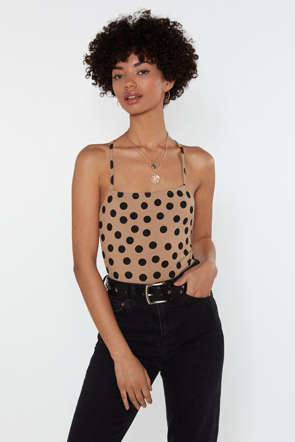 polka dot bodysuit