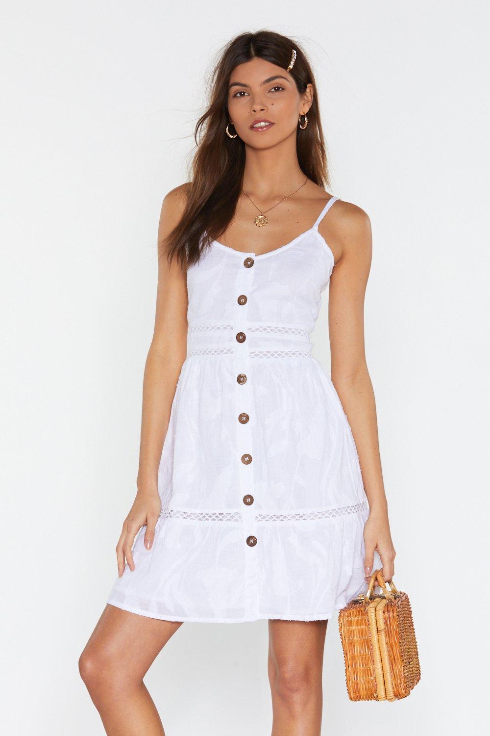 white dress buttons