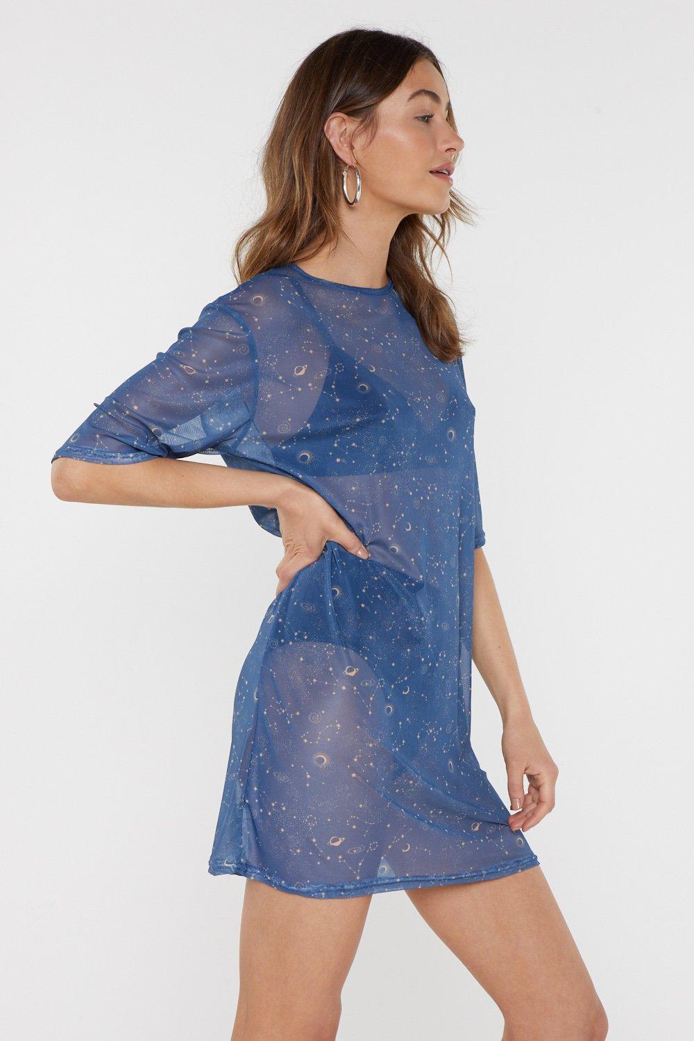 Robe t shirt transparente sales