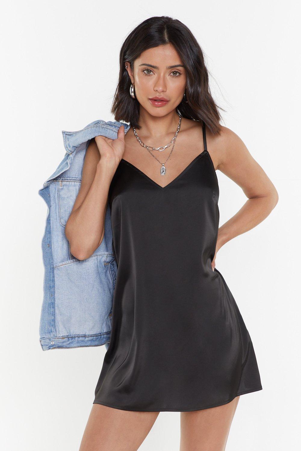 Where can I find a V-neck satin mini dress like this? I'm 5'0 and size 0 :  r/PetiteFashionAdvice