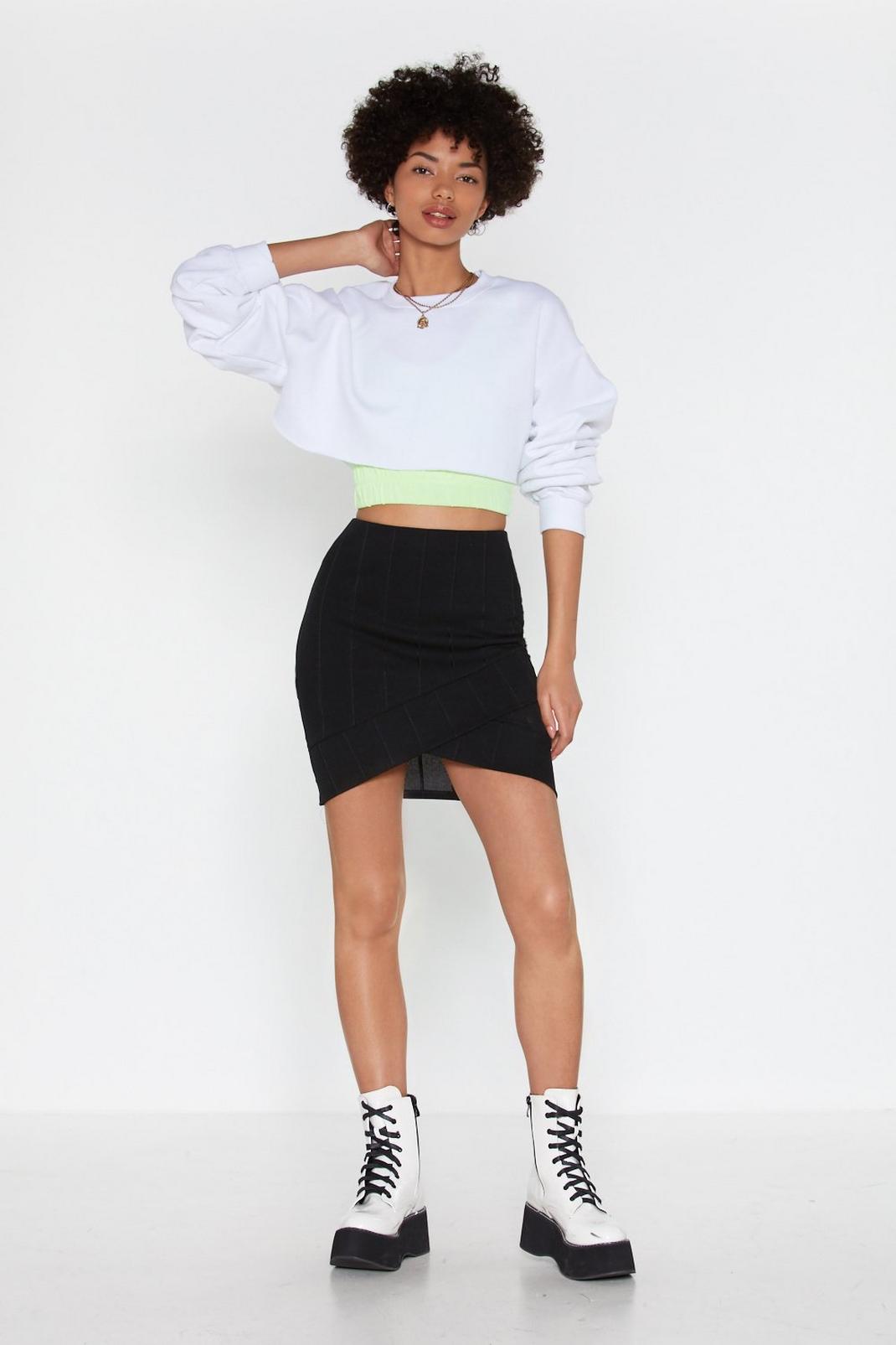 Hold Tight Wrap Bodycon Skirt image number 1