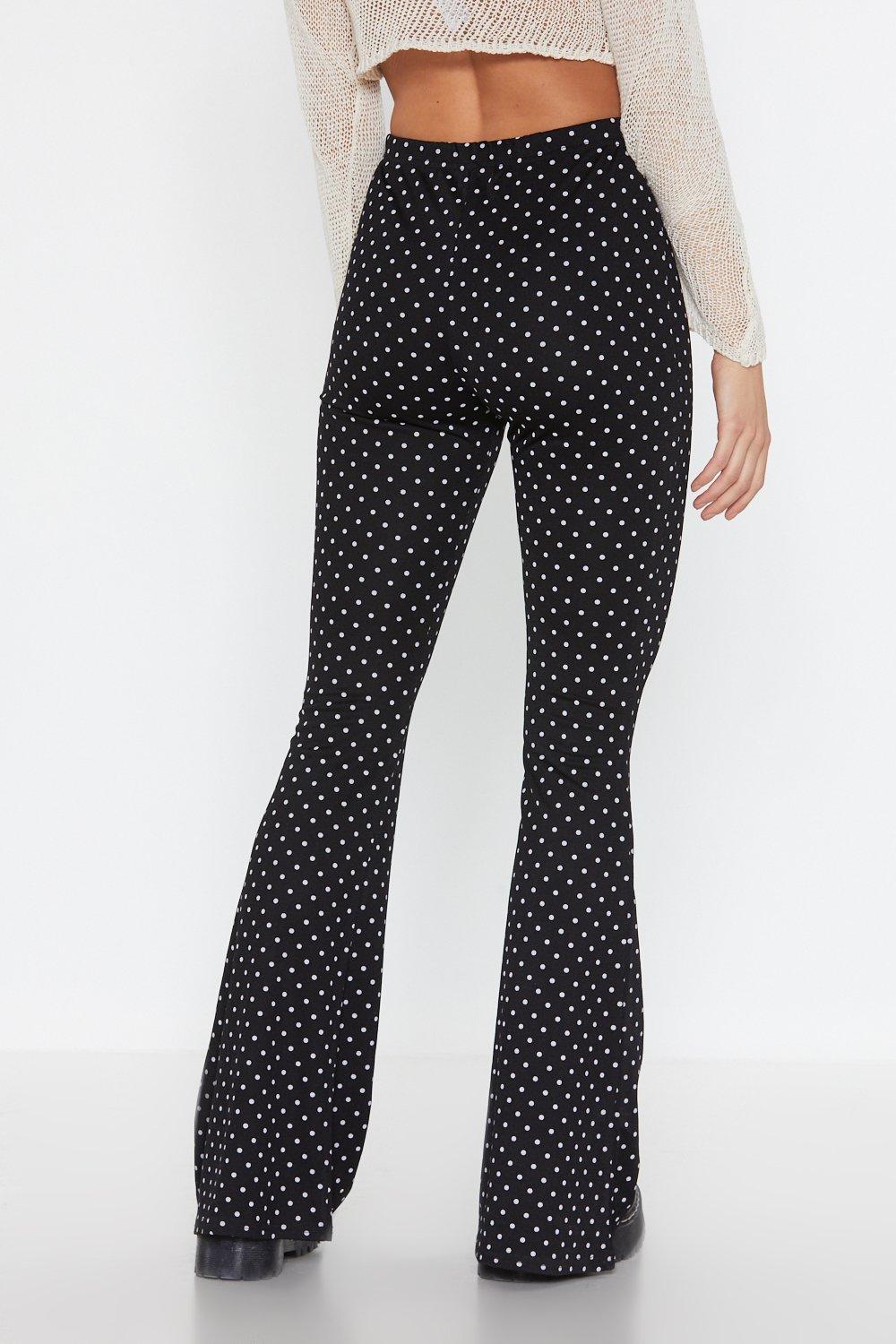 Slinky Polka Dot Flared Pants | Nasty Gal Slinky Polka Dot Flared Pants | Nasty Gal