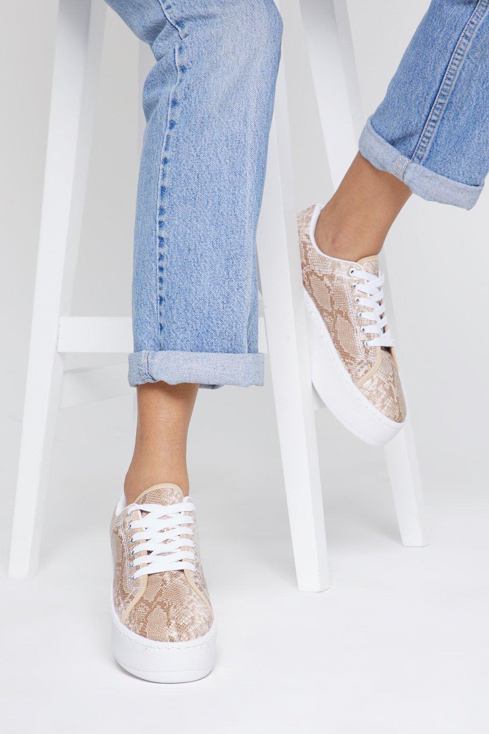 nasty gal platform sneakers