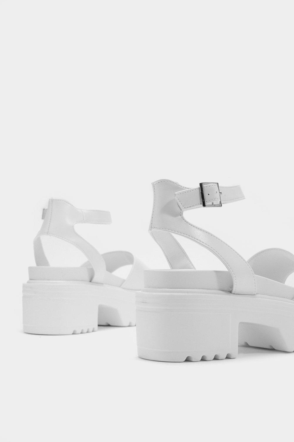 Nasty gal chunky online sandals