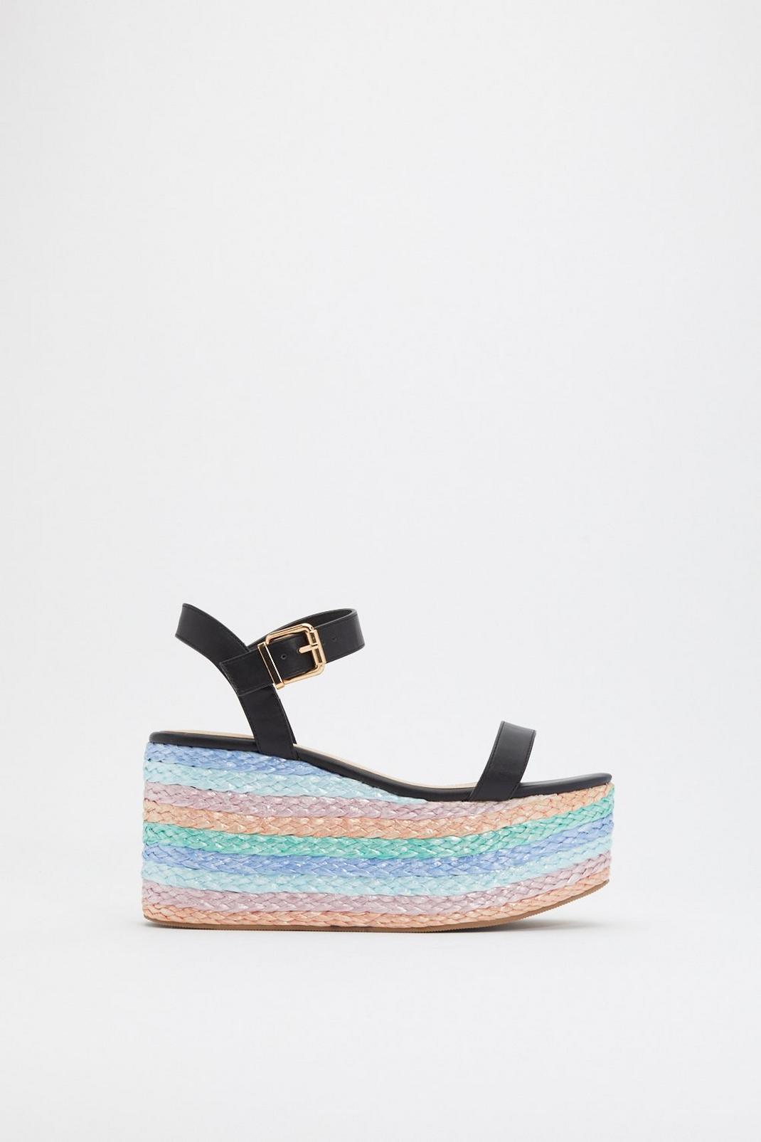 Bright Idea Woven Multicolored Wedges image number 1
