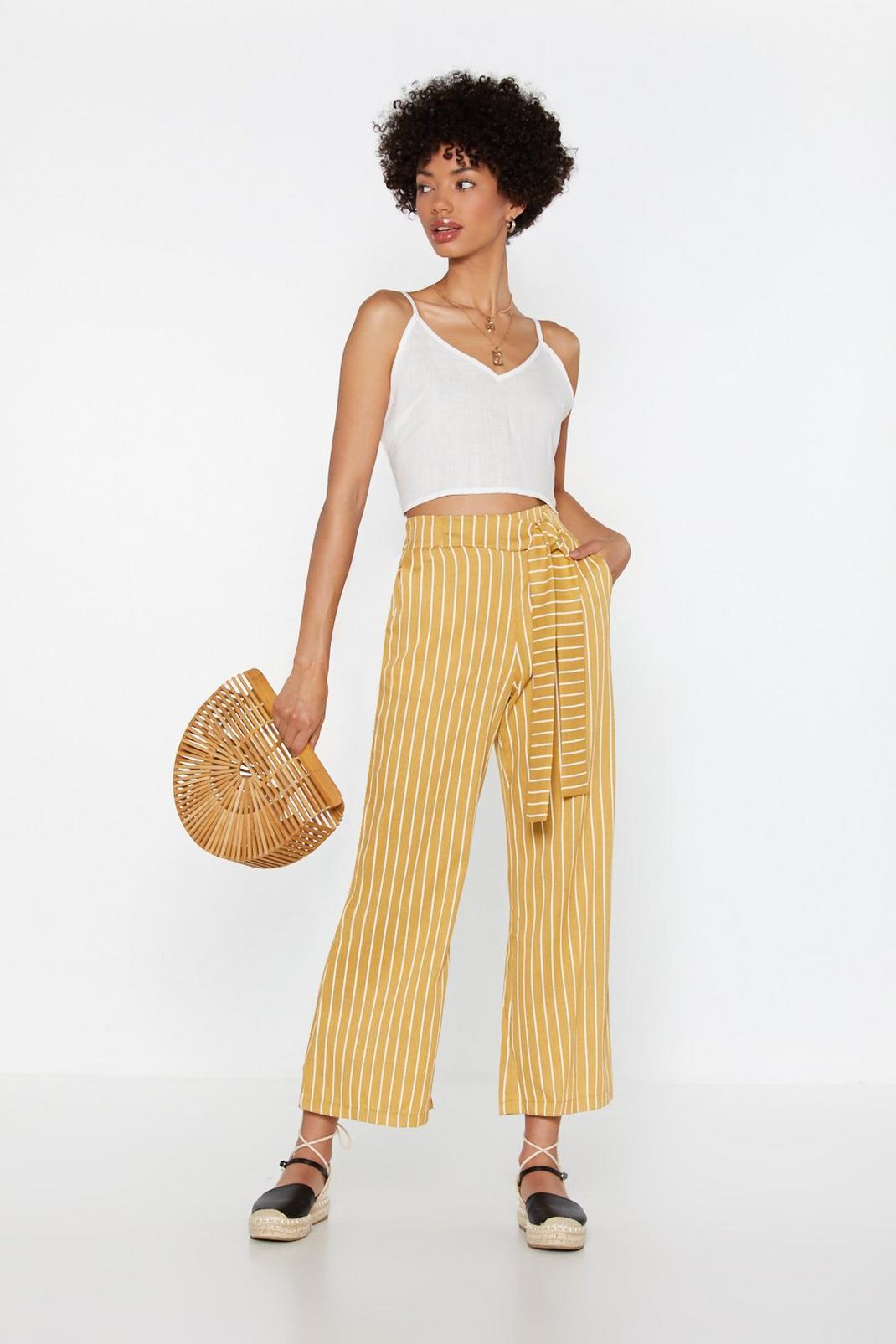 All Stripes of Rad Cropped Trousers image number 1