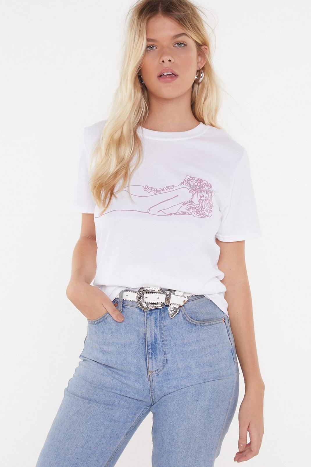 Nasty Gal x Unidays Nymph Graphic Tee image number 1